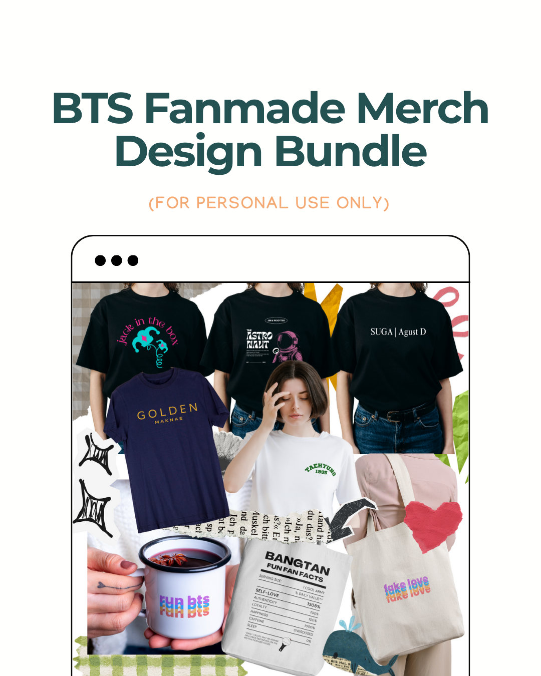 BTS Fanmade Merch Design Bundle